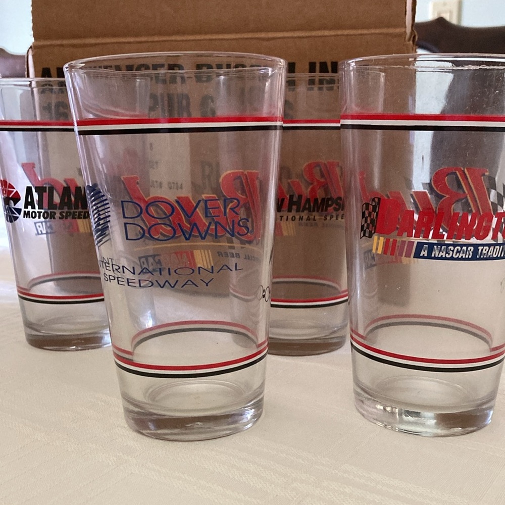 Bud NASCAR Racing Pint Set - Picture 2 of 4